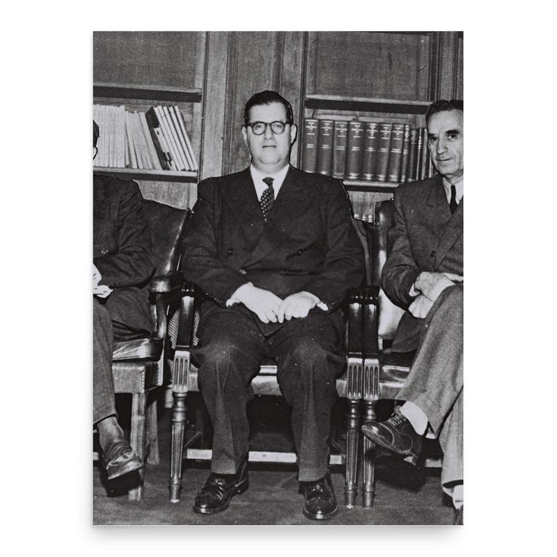 Avraham Katznelson poster print, in size 18x24 inches.