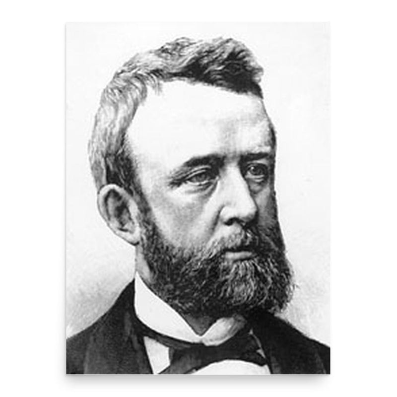 Axel Gudbrand Blytt poster print, in size 18x24 inches.