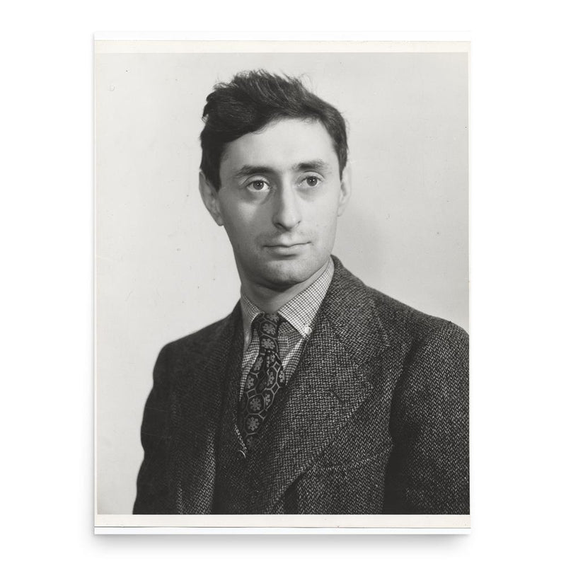 Axel Horn poster print, in size 18x24 inches.