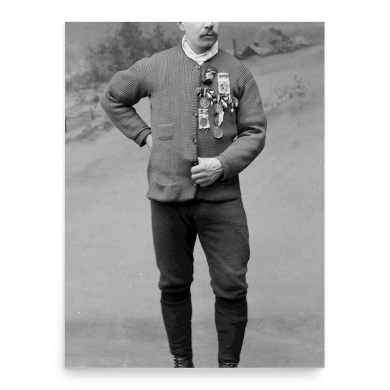 Axel Paulsen poster print, in size 18x24 inches.