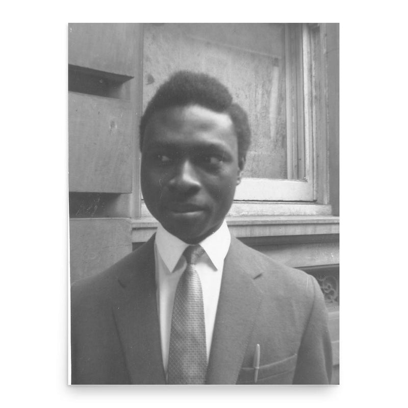 Ayo Bankole poster print, in size 18x24 inches.