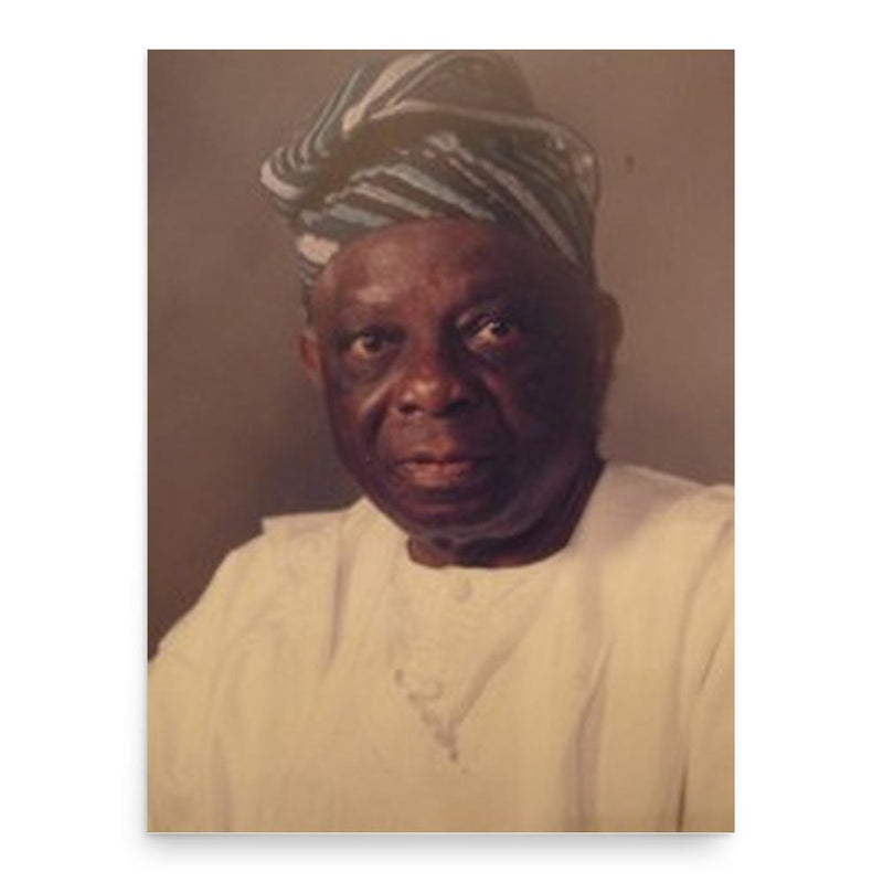 Ayo Rosiji poster print, in size 18x24 inches.