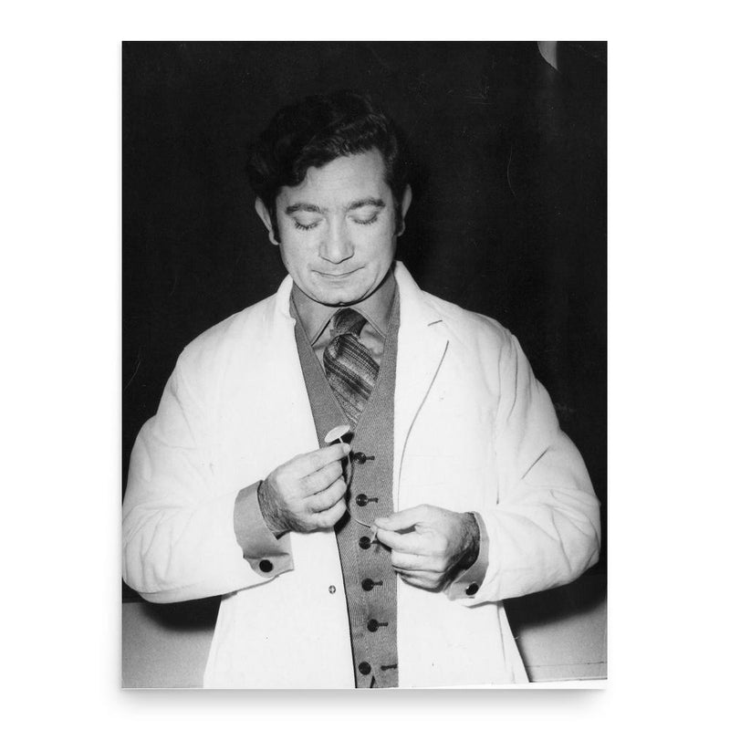 Ayub Ommaya poster print, in size 18x24 inches.