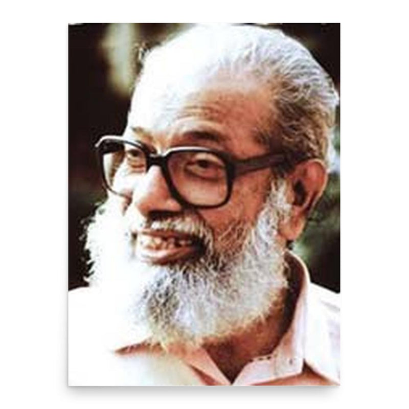 Ayyappa Paniker poster print, in size 18x24 inches.