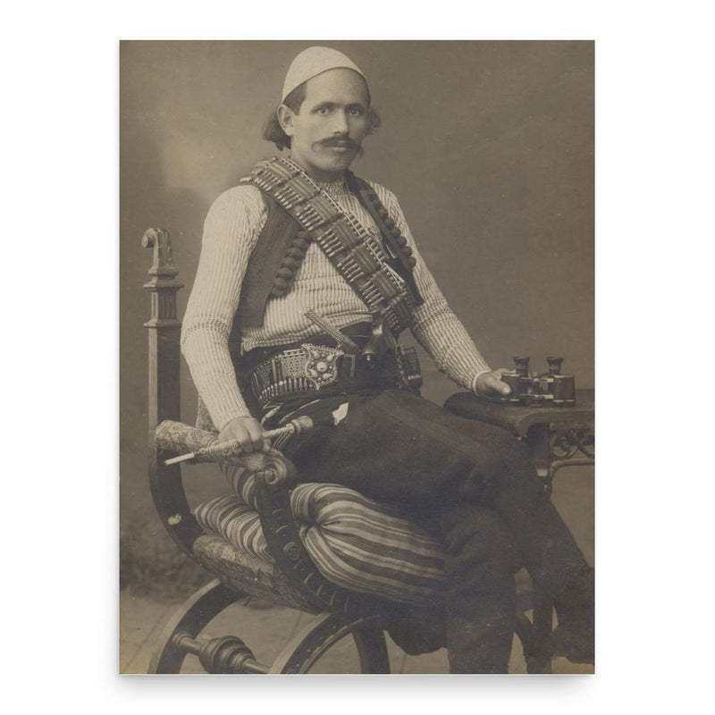 Azem Galica poster print, in size 18x24 inches.