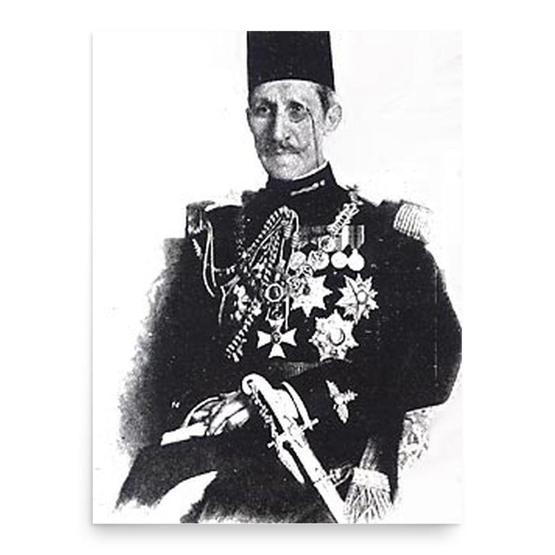 Aziz Ezzat Pasha poster print, in size 18x24 inches.