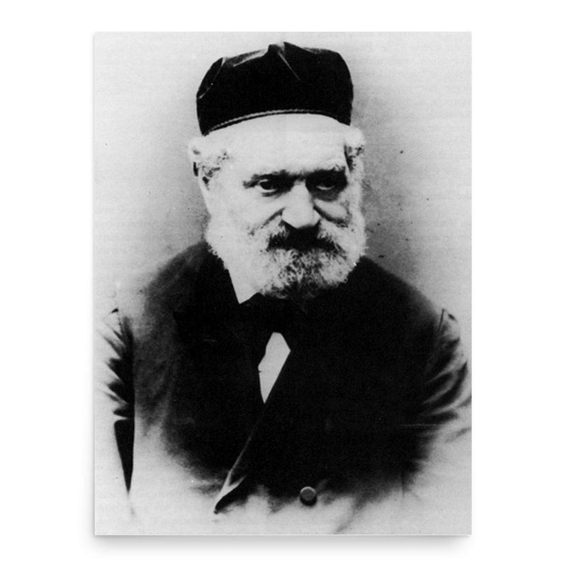 Azriel Hildesheimer poster print, in size 18x24 inches.