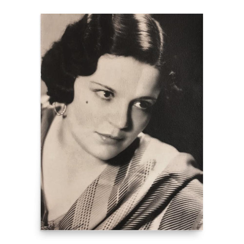 Azucena Maizani poster print, in size 18x24 inches.