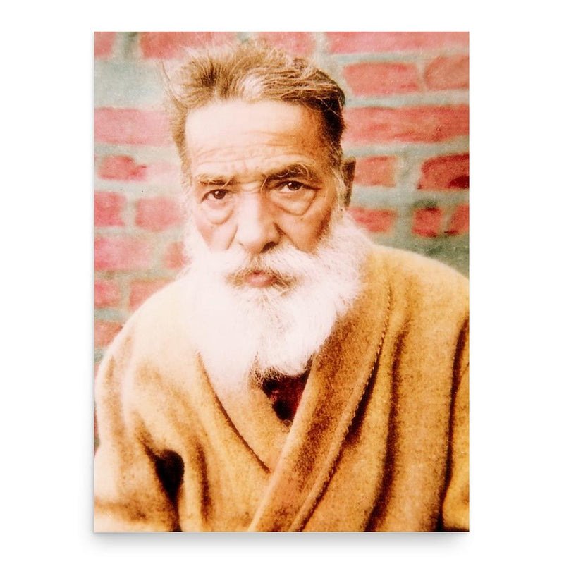 Baba Faqir Chand poster print, in size 18x24 inches.