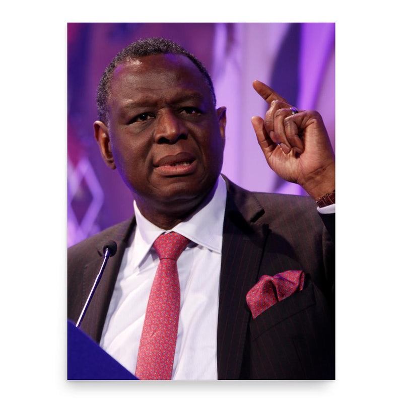 Babatunde Osotimehin poster print, in size 18x24 inches.