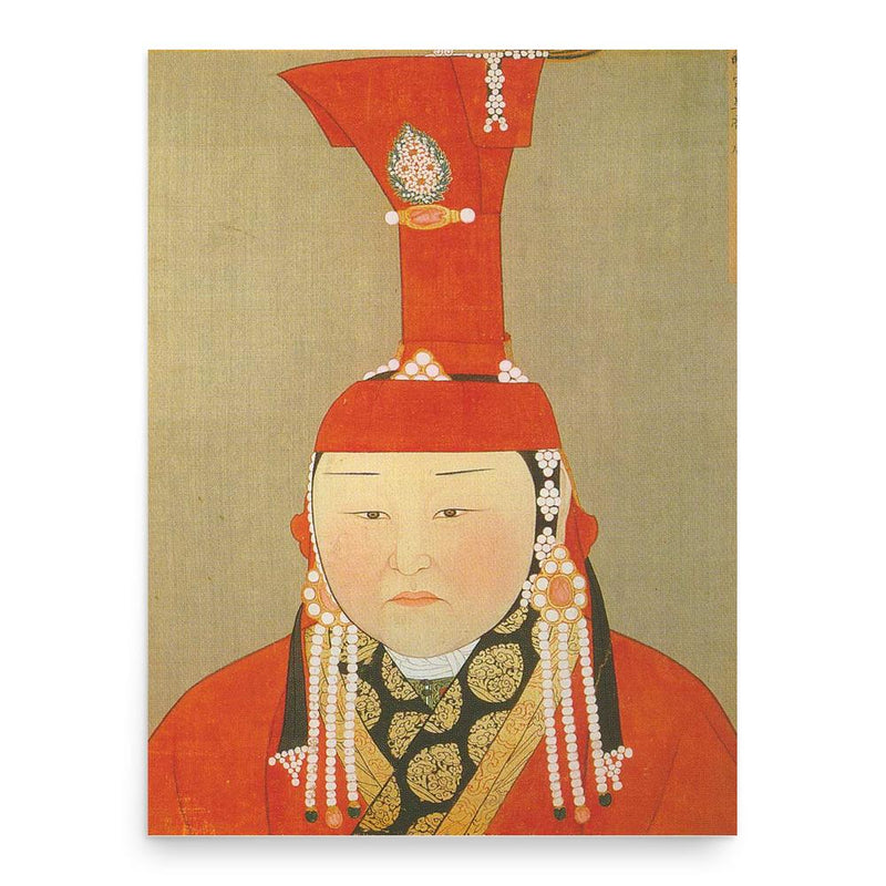 Babusha poster print, in size 18x24 inches.