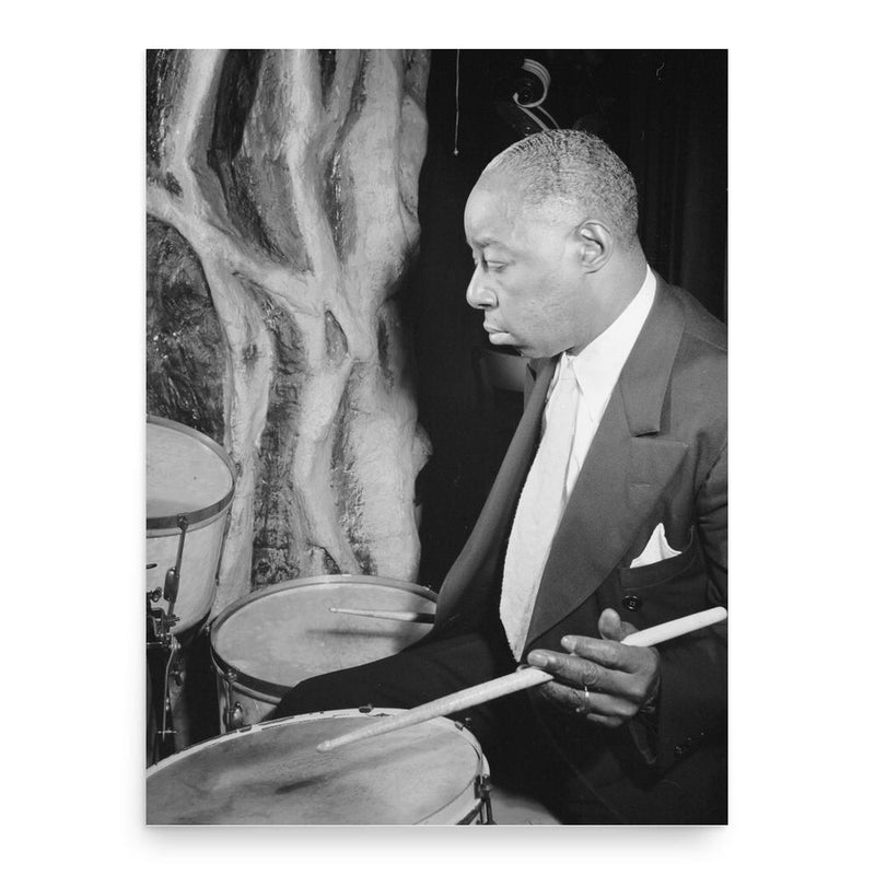 Baby Dodds poster print, in size 18x24 inches.