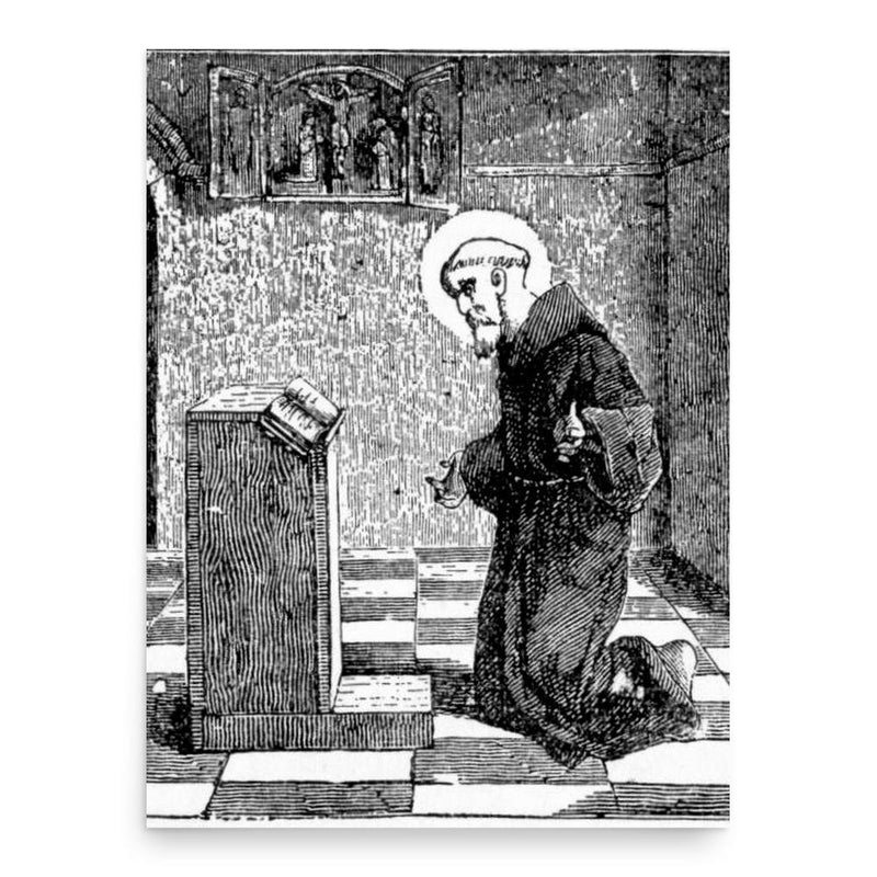 Bademus poster print, in size 18x24 inches.