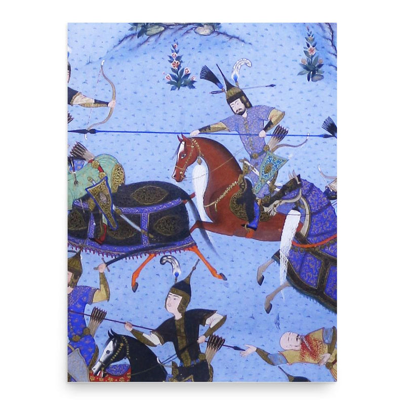 Bagha Qaghan poster print, in size 18x24 inches.