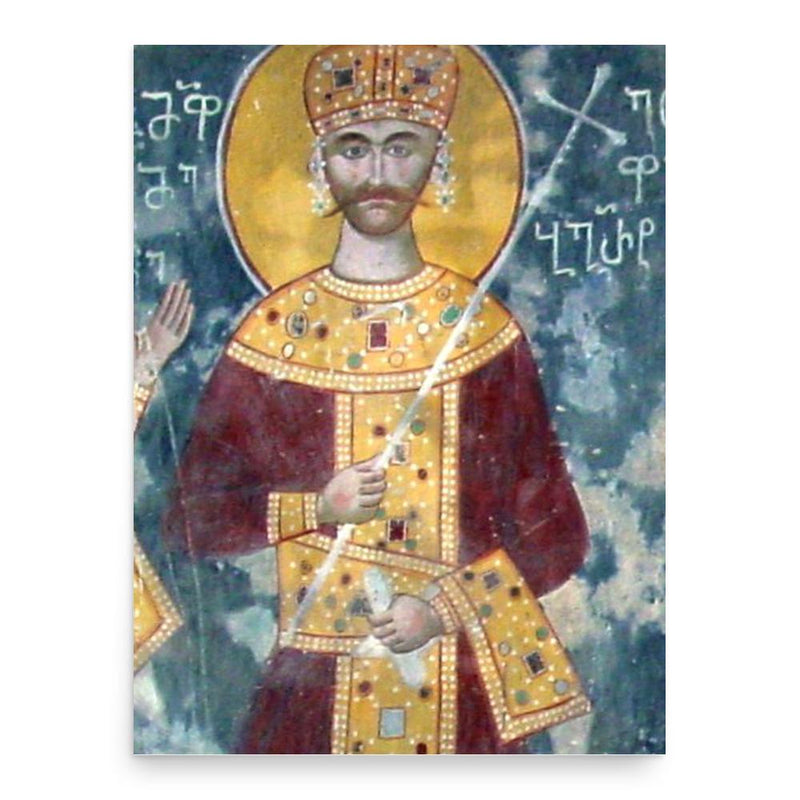Bagrat III of Imereti poster print, in size 18x24 inches.
