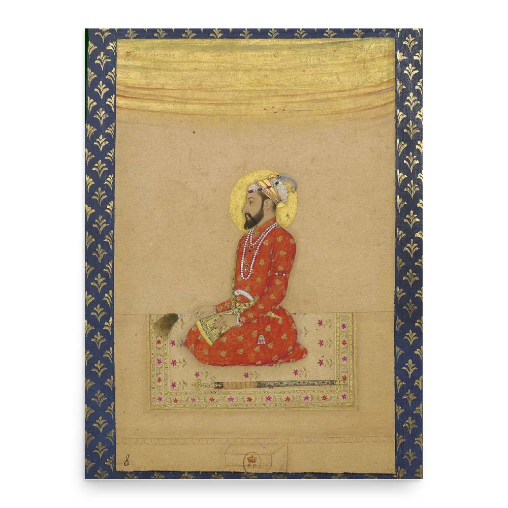 Bahadur Shah I poster print, in size 18x24 inches.