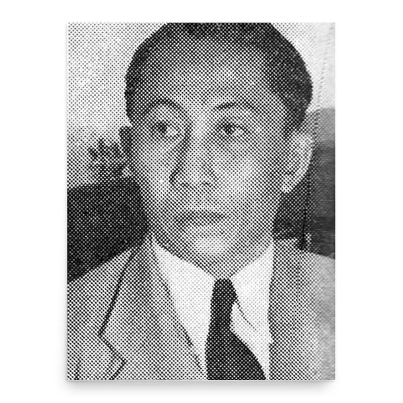 Bahder Djohan poster print, in size 18x24 inches.