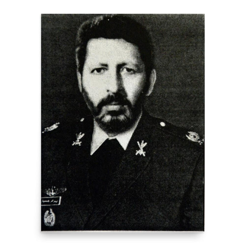 Bahram Hooshyar poster print, in size 18x24 inches.