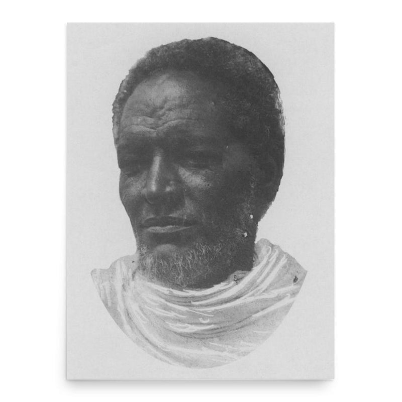 Bahta Hagos poster print, in size 18x24 inches.