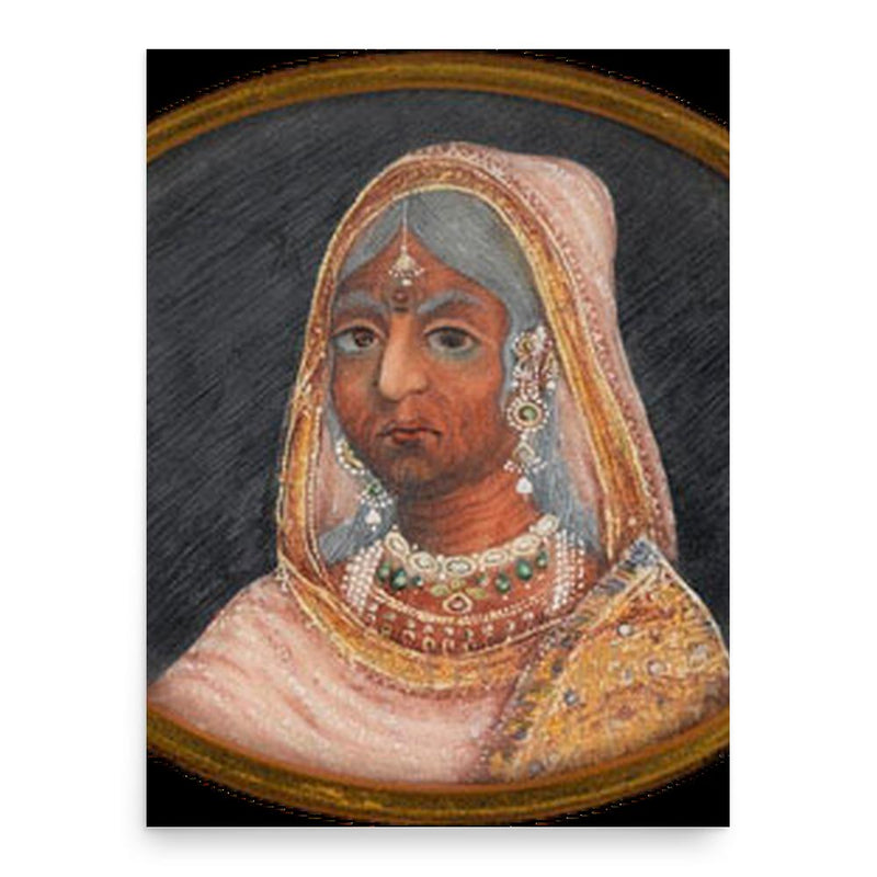 Baiza Bai poster print, in size 18x24 inches.
