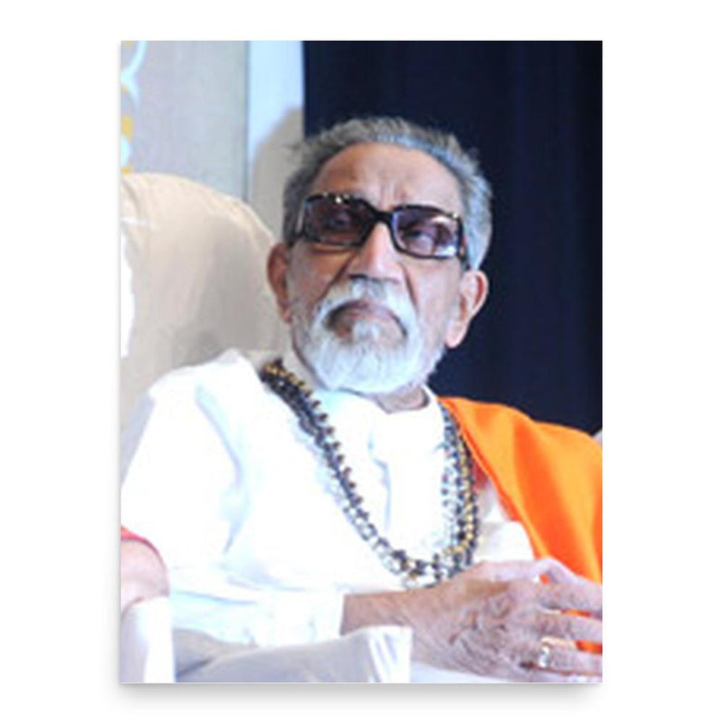 Bal Thackeray poster print, in size 18x24 inches.