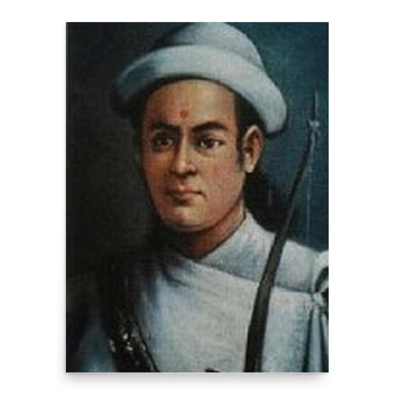 Balbhadra Kunwar poster print, in size 18x24 inches.