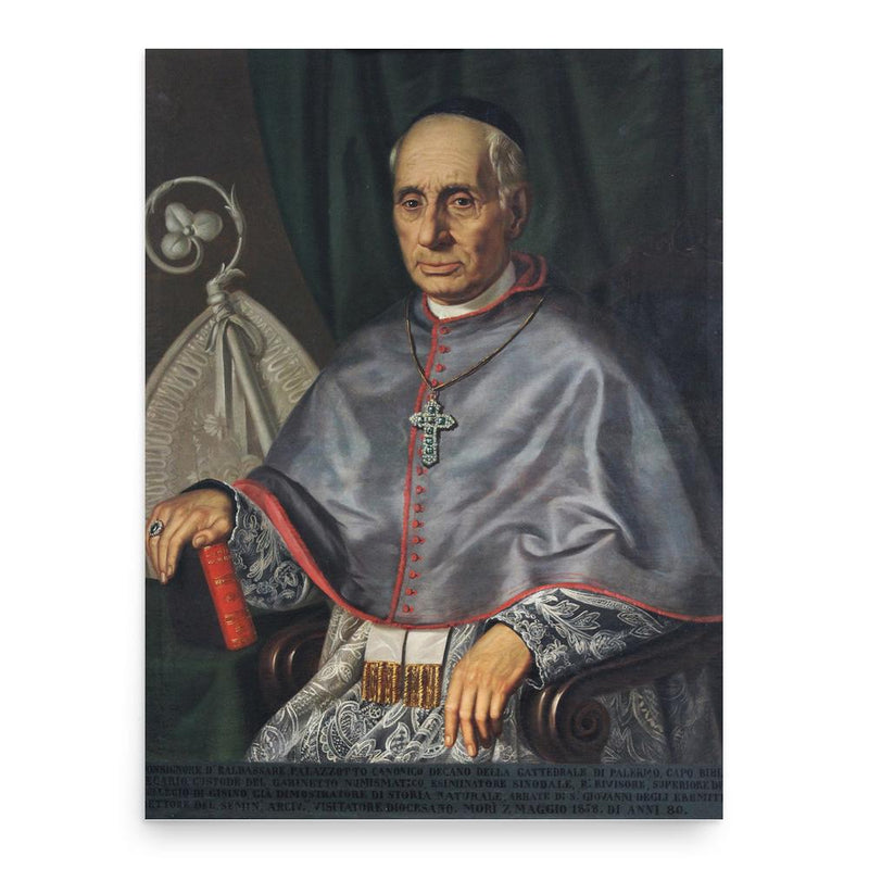 Baldassare Palazzotto poster print, in size 18x24 inches.