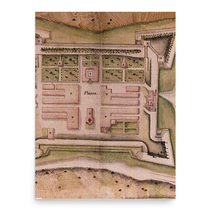 Baldassarre Lanci poster print, in size 18x24 inches.