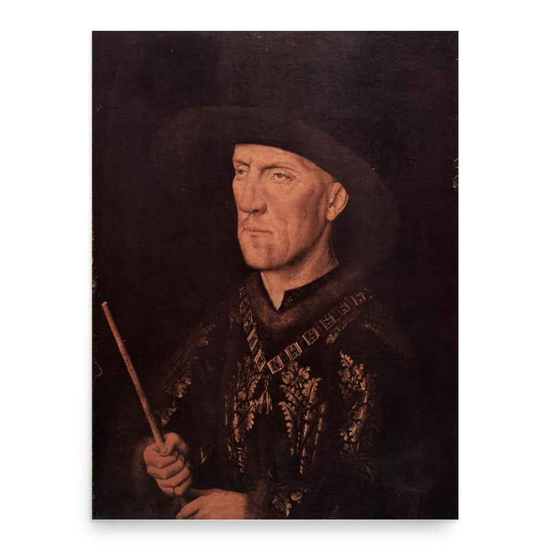 Baldwin of Lannoy poster print, in size 18x24 inches.
