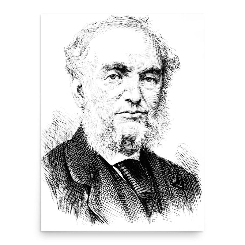 Balfour Stewart poster print, in size 18x24 inches.