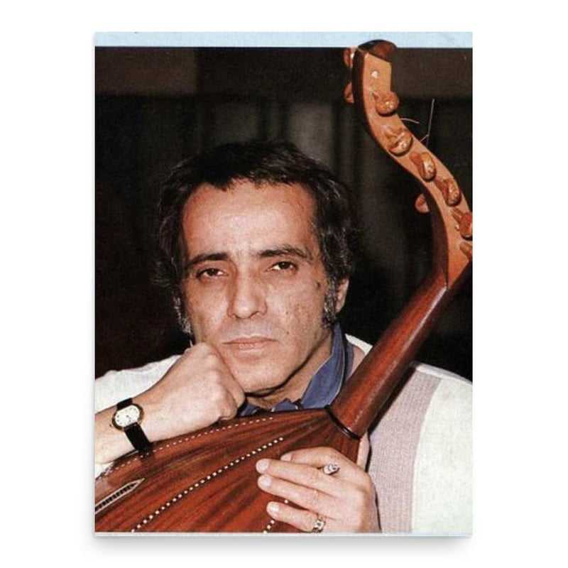 Baligh Hamdi poster print, in size 18x24 inches.