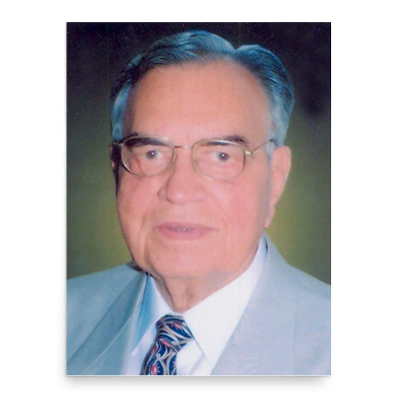 Balram Jakhar poster print, in size 18x24 inches.