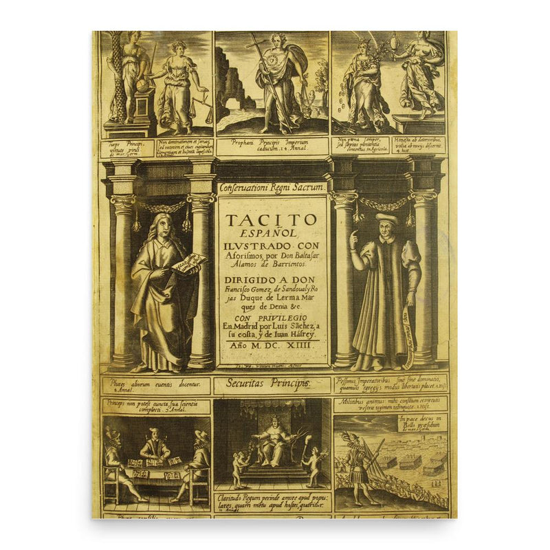 Baltasar Alamos de Barrientos poster print, in size 18x24 inches.
