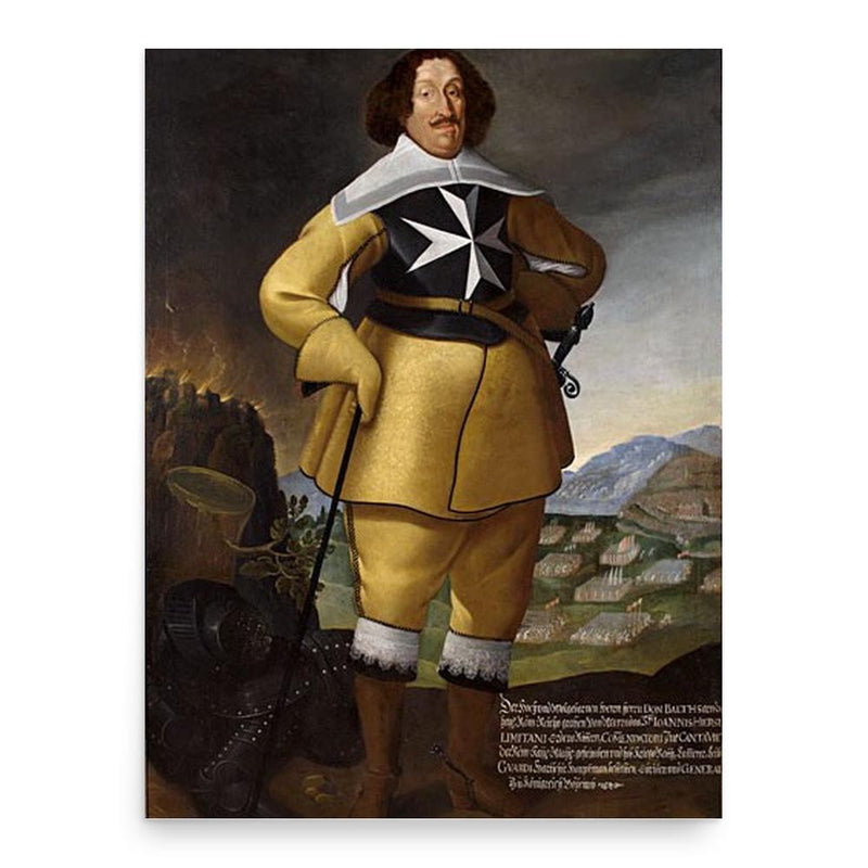 Baltasar Marradas poster print, in size 18x24 inches.