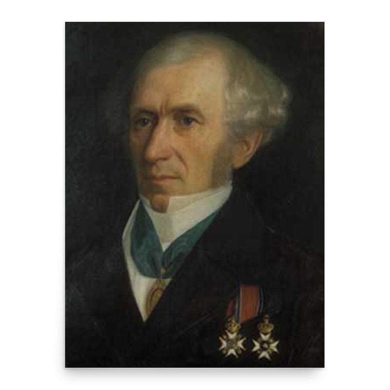 Baltazar Mathias Keilhau poster print, in size 18x24 inches.