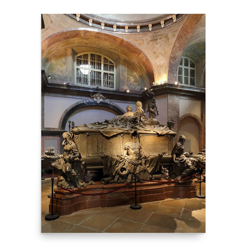 Balthasar Ferdinand Moll poster print, in size 18x24 inches.