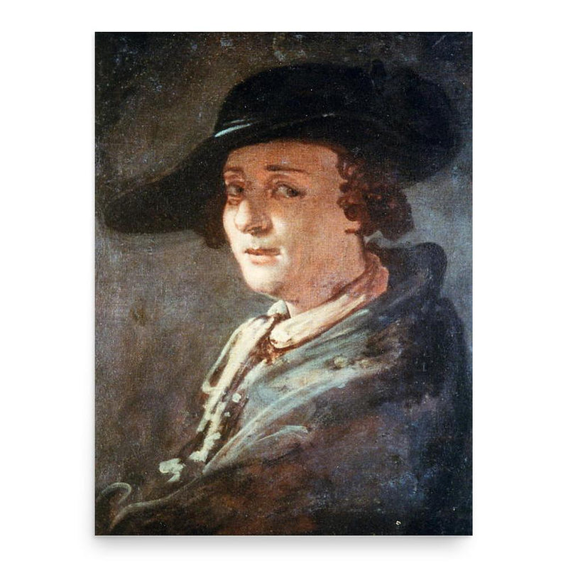 Balthasar Riepp poster print, in size 18x24 inches.