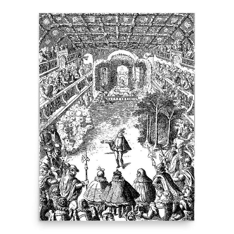 Balthasar de Beaujoyeulx poster print, in size 18x24 inches.