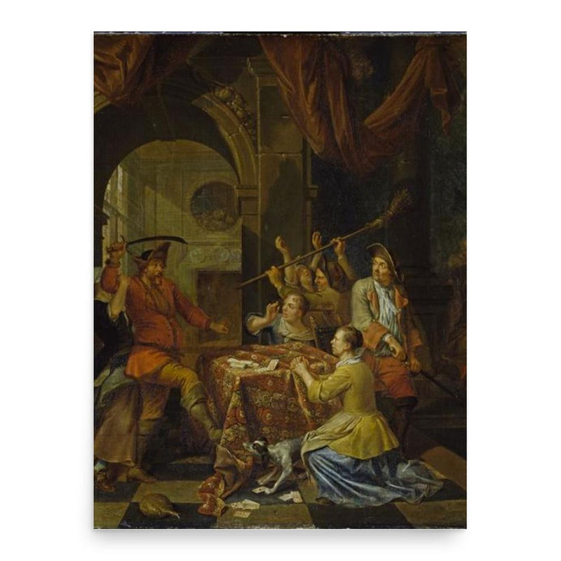 Balthasar van den Bossche poster print, in size 18x24 inches.