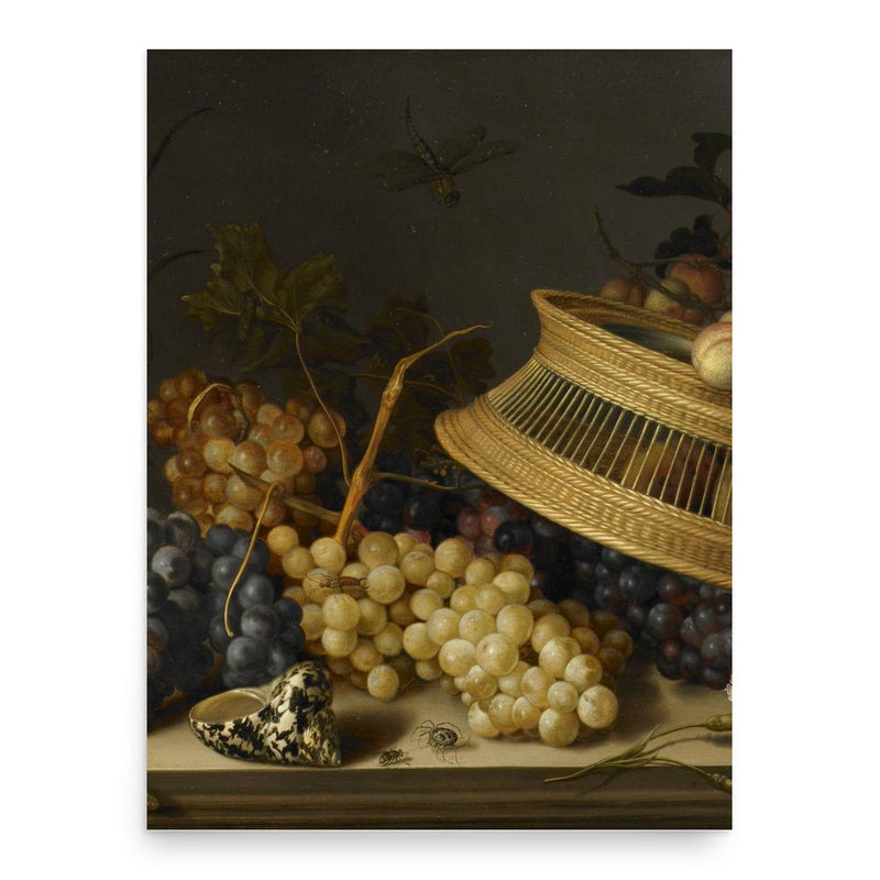 Balthasar van der Ast poster print, in size 18x24 inches.