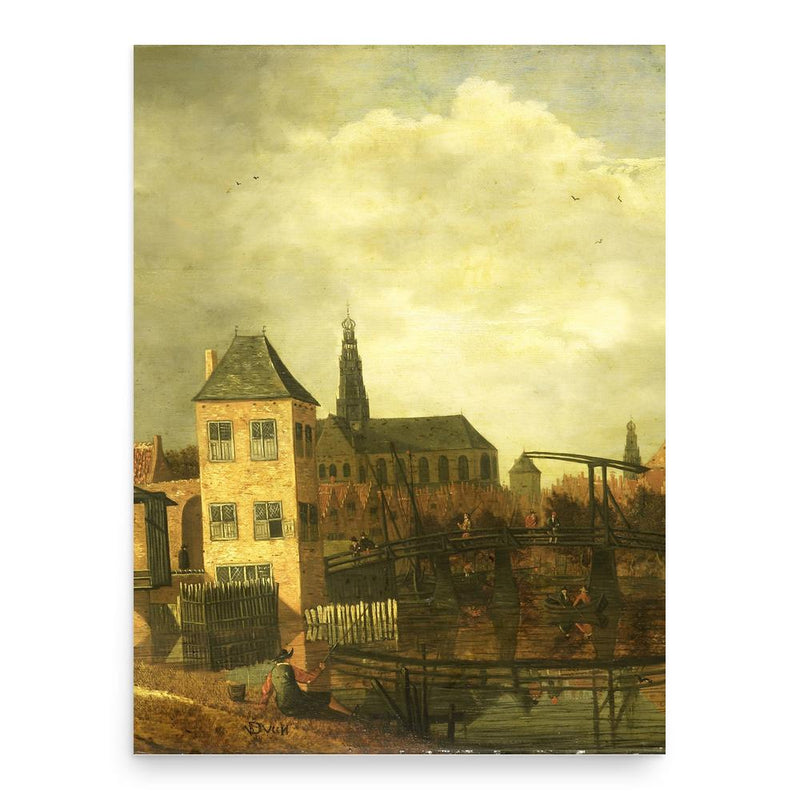 Balthasar van der Veen poster print, in size 18x24 inches.