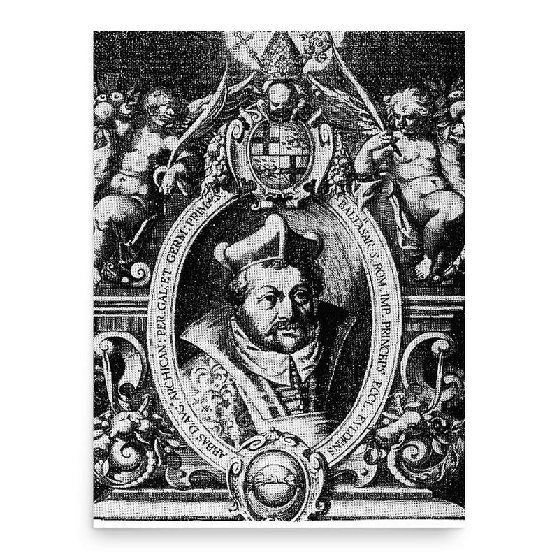 Balthasar von Dernbach poster print, in size 18x24 inches.