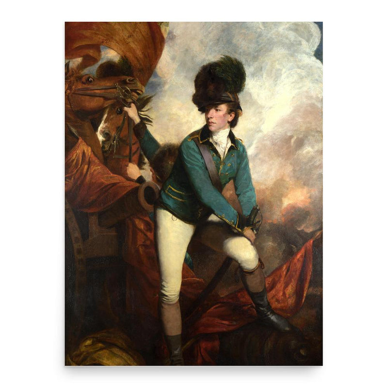Banastre Tarleton poster print, in size 18x24 inches.