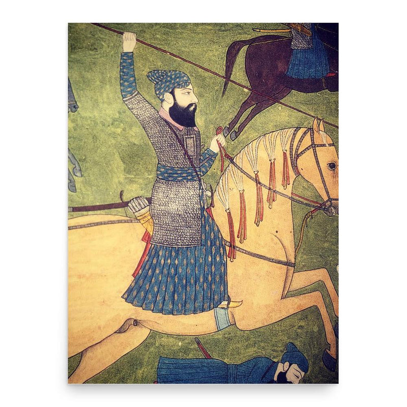 Banda Singh Bahadur poster print, in size 18x24 inches.