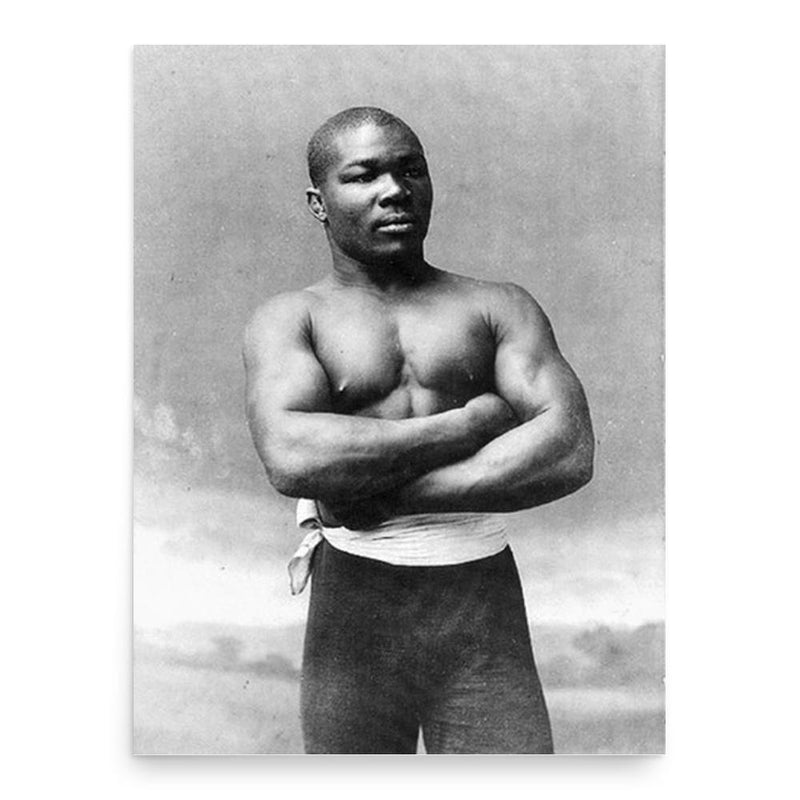 Barbados Joe Walcott poster print, in size 18x24 inches.