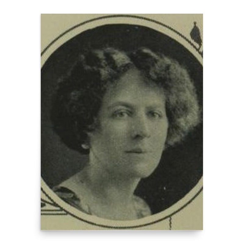 Barbara Ayrton-Gould poster print, in size 18x24 inches.