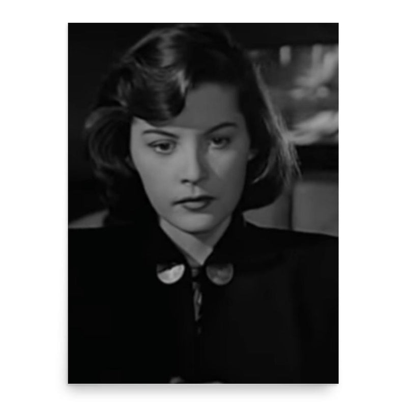 Barbara Bates poster print, in size 18x24 inches.