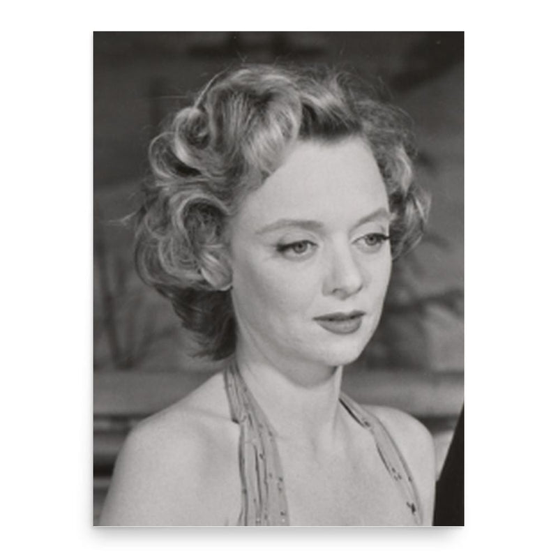 Barbara Baxley poster print, in size 18x24 inches.