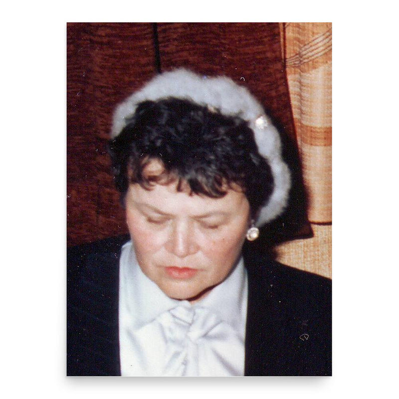 Barbara Elefant-Raiskin poster print, in size 18x24 inches.