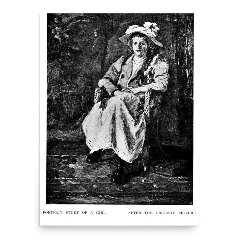 Barbara Elisabeth van Houten poster print, in size 18x24 inches.